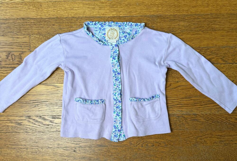 Beaufort Bonnet Company Girls' Purple Cardigan Size 4